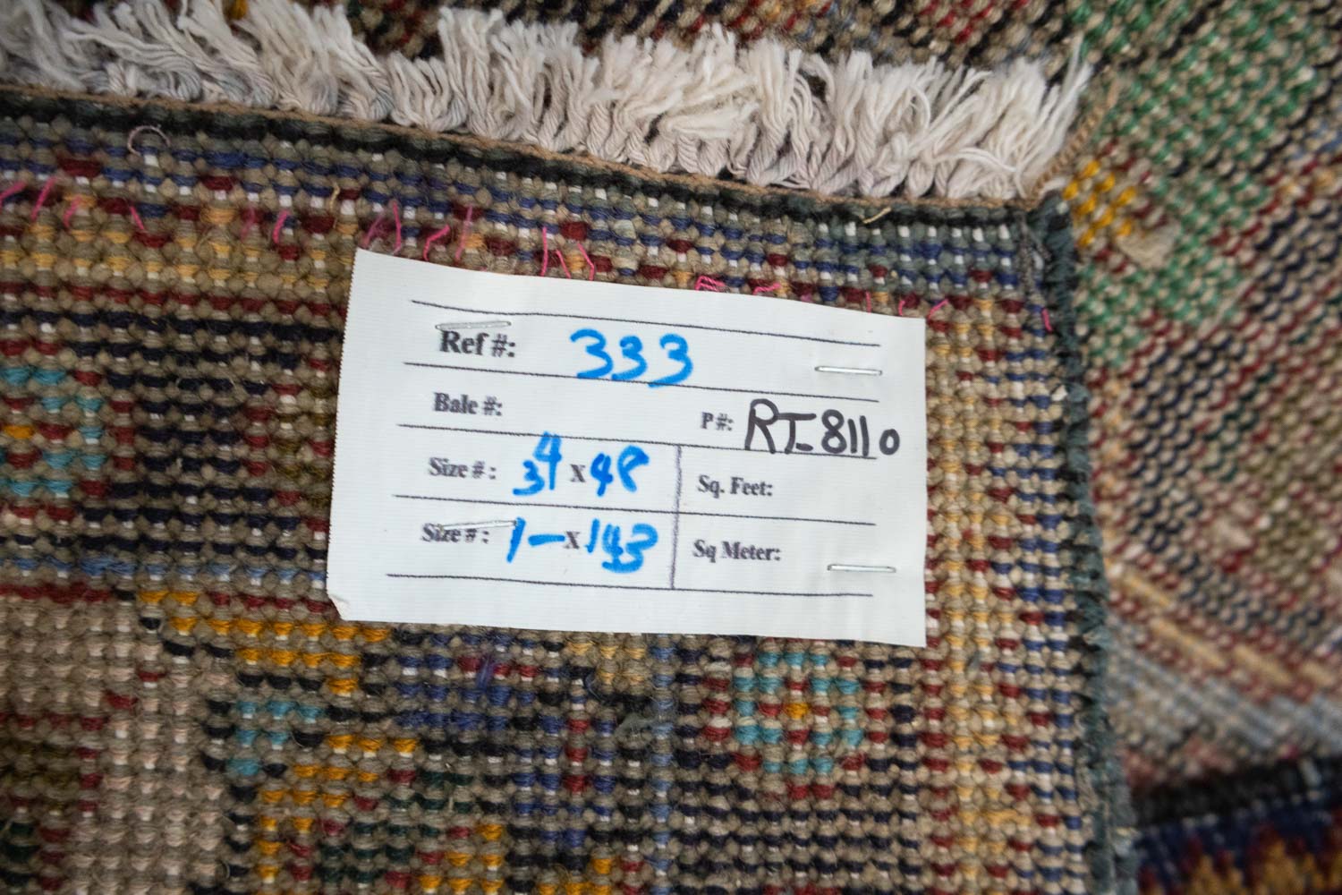 3'4x4'8 Hand Knotted Traditional Floral Oriental Wool Rug - Image 18