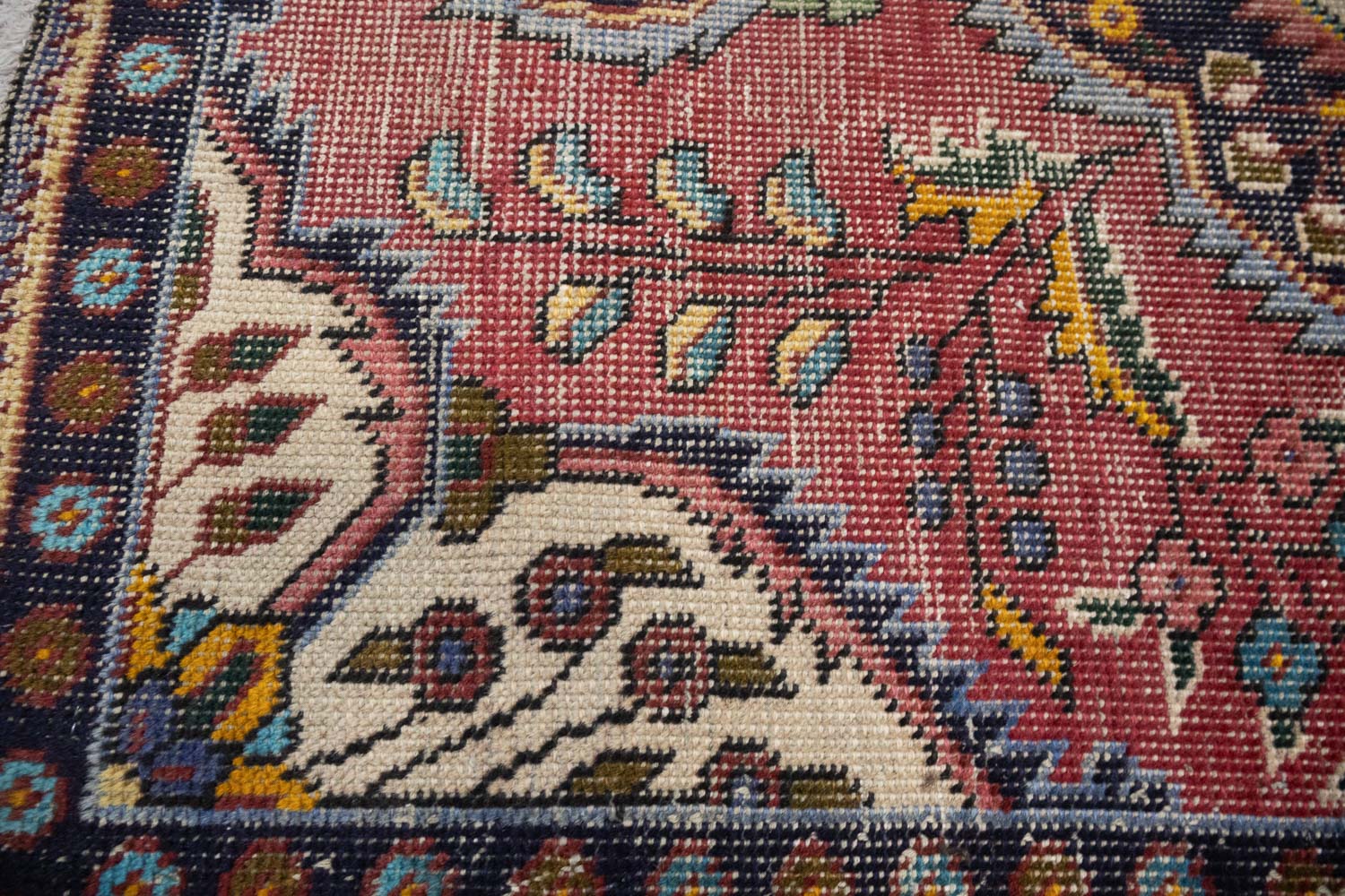 3'4x4'8 Hand Knotted Traditional Floral Oriental Wool Rug - Image 14