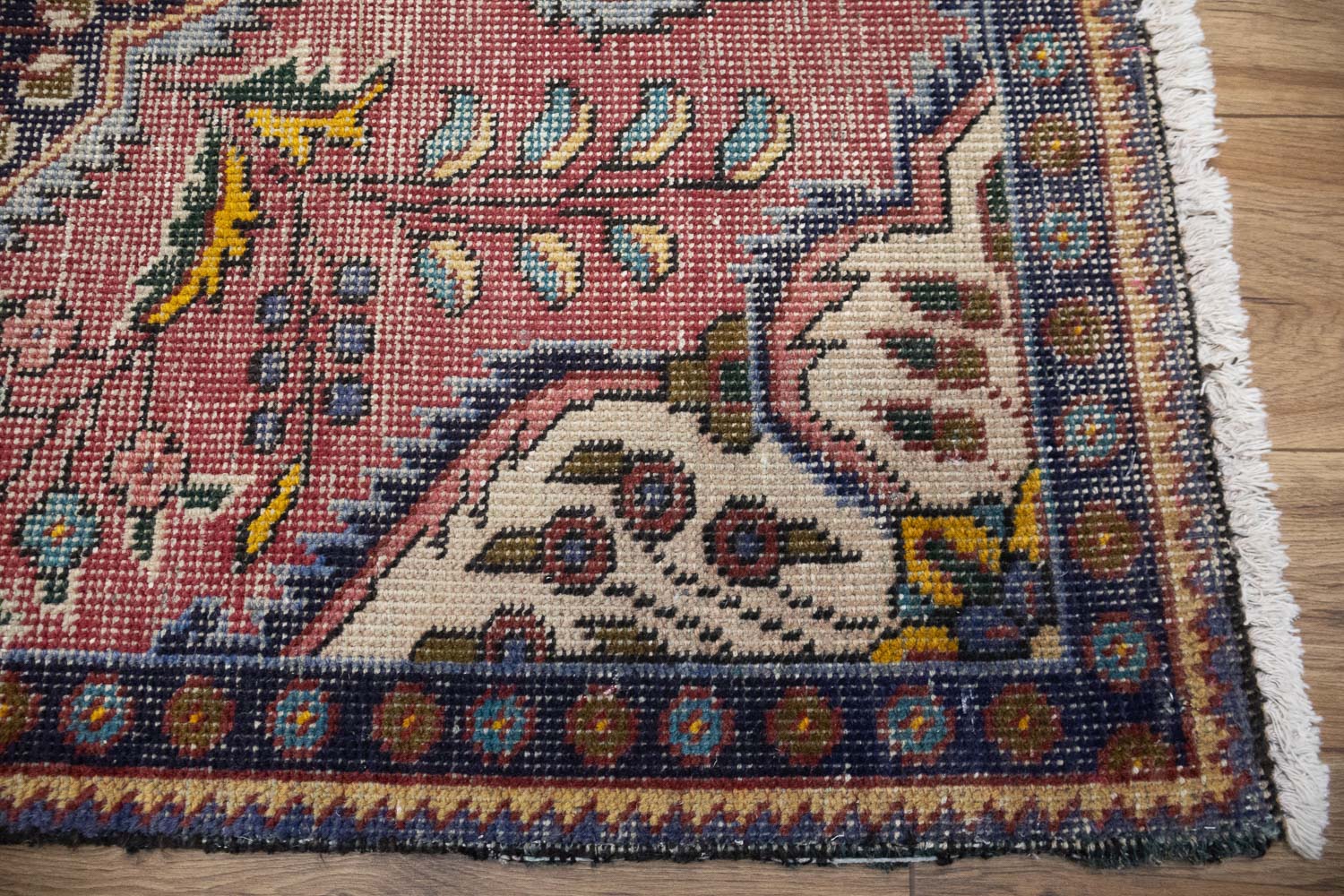 3'4x4'8 Hand Knotted Traditional Floral Oriental Wool Rug - Image 13