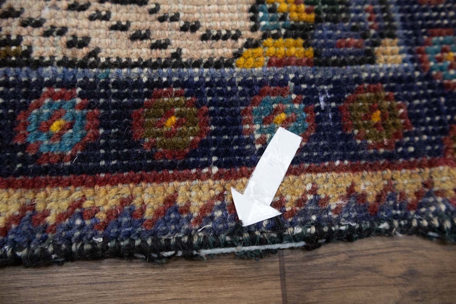 3'4x4'8 Hand Knotted Traditional Floral Oriental Wool Rug - Image 12