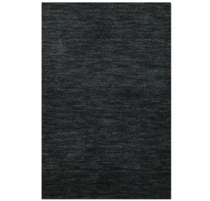 Charcoal Solid Gabbeh Modern Rug in All Size