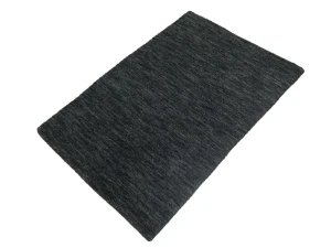 Charcoal Solid Gabbeh Modern Rug in All Size