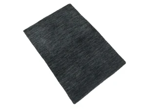 Charcoal Solid Gabbeh Modern Rug in All Size