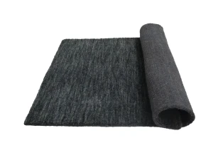 Charcoal Solid Gabbeh Modern Rug in All Size