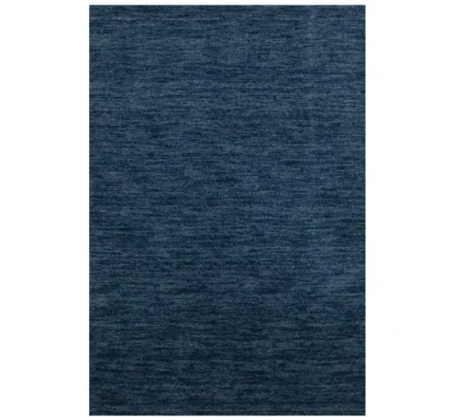 Steel Blue 2X3 Solid Gabbeh Modern Oriental Rug