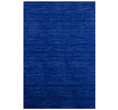 Royal Blue 2X3 Solid Gabbeh Modern Oriental Rug