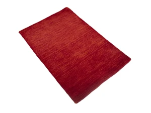 Red 2x3 Solid Tribal Gabbeh Modern Oriental Rug
