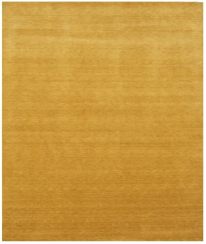 Golden Peach Modern Solid 8X10 Gabbeh Oriental Rug