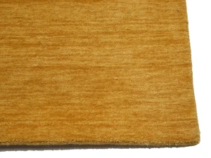 Golden Peach Modern Solid 8X10 Gabbeh Oriental Rug