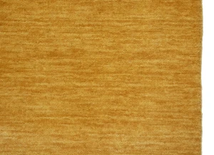 Golden Peach Modern Solid 8X10 Gabbeh Oriental Rug