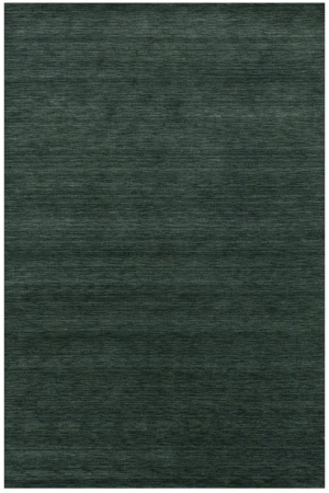 Dark Green Modern Solid 6X9 Gabbeh Oriental Rug
