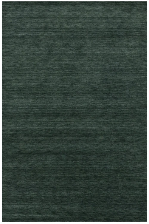 Dark Green Modern Solid 6X9 Gabbeh Oriental Rug