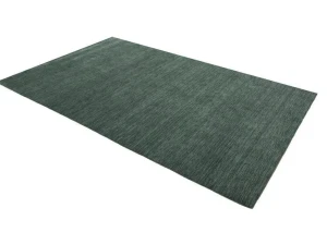 Dark Green Modern Solid 6X9 Gabbeh Oriental Rug
