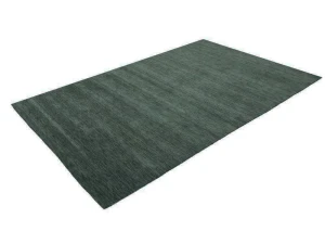 Dark Green Modern Solid 6X9 Gabbeh Oriental Rug