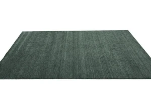 Dark Green Modern Solid 6X9 Gabbeh Oriental Rug