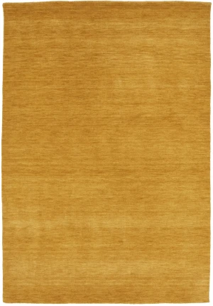 Golden Peach Modern Solid 4X6 Gabbeh Oriental Rug