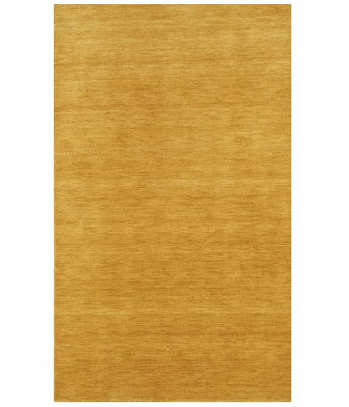 Golden Peach Modern Solid 3X5 Gabbeh Oriental Rug