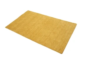 Golden Peach Modern Solid 3X5 Gabbeh Oriental Rug