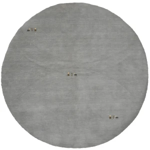Gray Tribal 6X6 Gabbeh Modern Round Rug