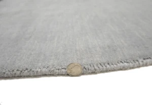 Gray Tribal 6X6 Gabbeh Modern Round Rug