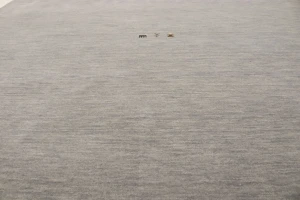 Gray Tribal 6X6 Gabbeh Modern Square Rug