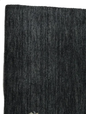 Charcoal Tribal 3X8 Gabbeh Modern Runner Rug