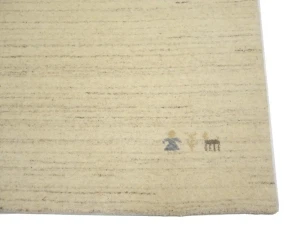 Oatmeal Tribal 3X8 Gabbeh Modern Runner Rug