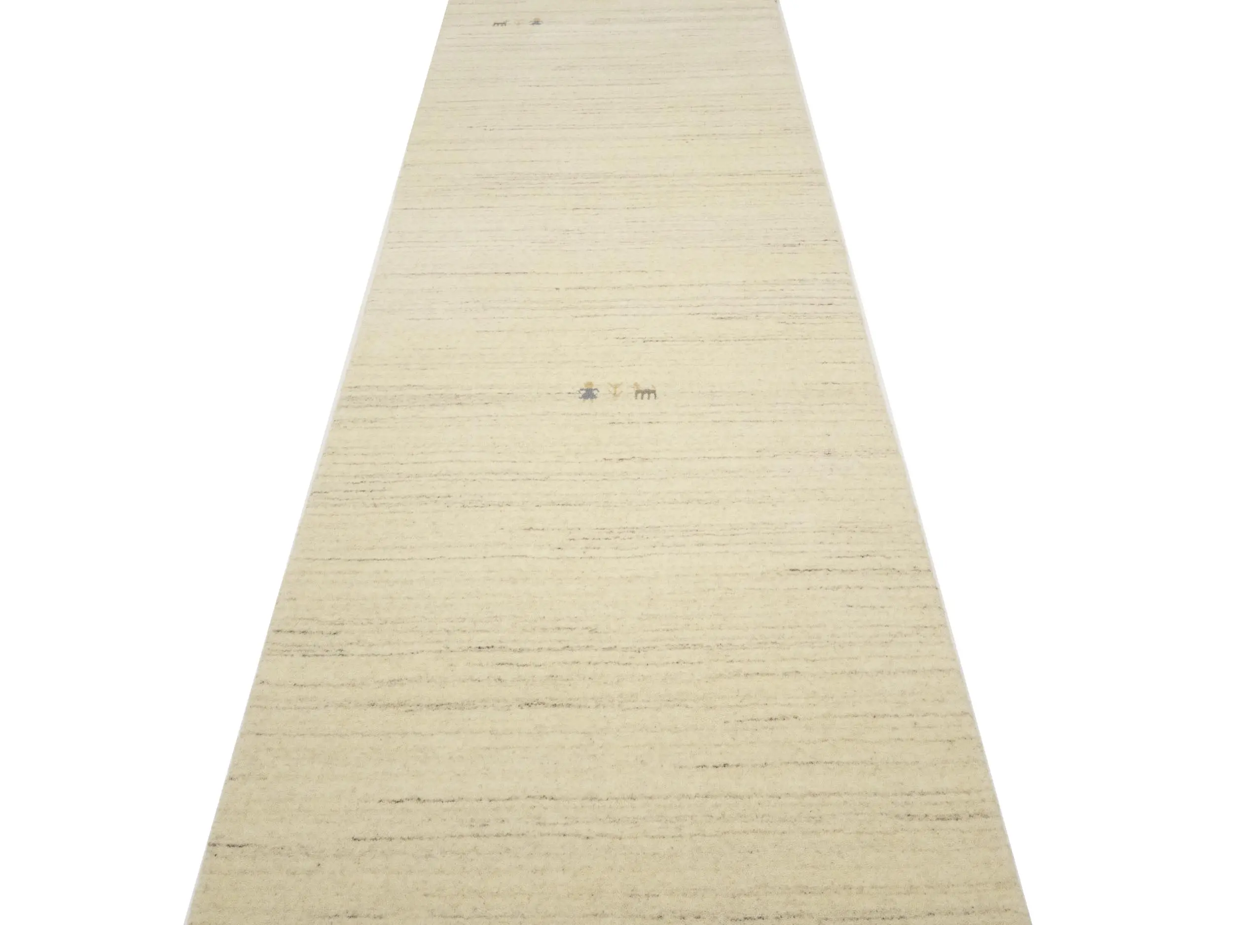 Oatmeal Tribal 3X10 Gabbeh Modern Runner Rug
