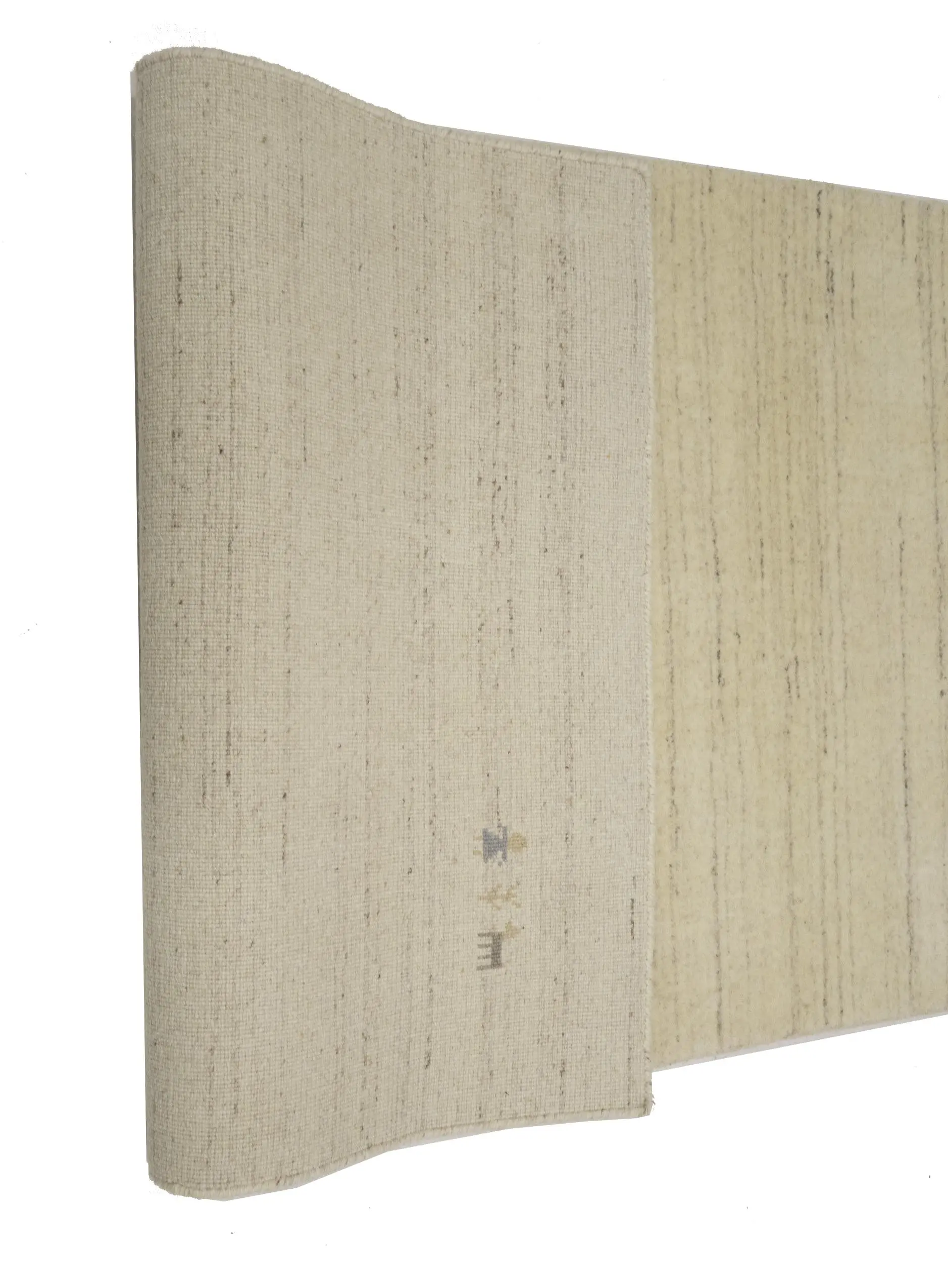 Oatmeal Tribal 3X10 Gabbeh Modern Runner Rug