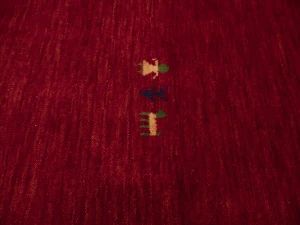 Red Tribal 9X12 Gabbeh Modern Rug