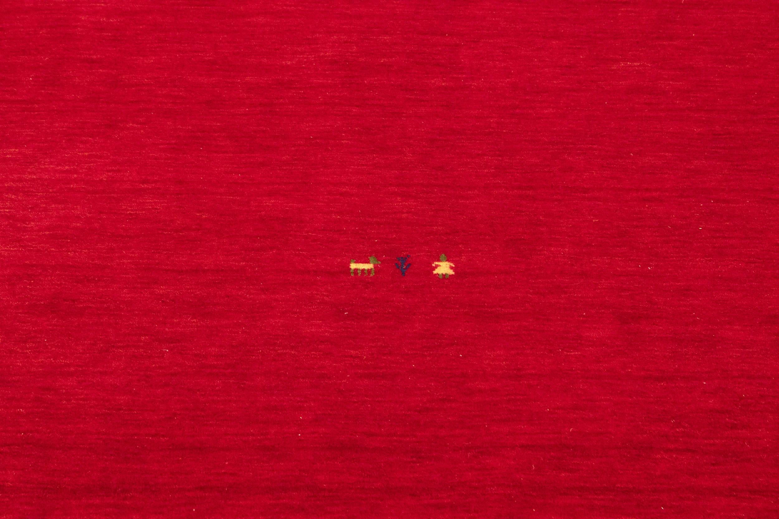 Red Tribal 8X10 Gabbeh Modern Rug - Image 8