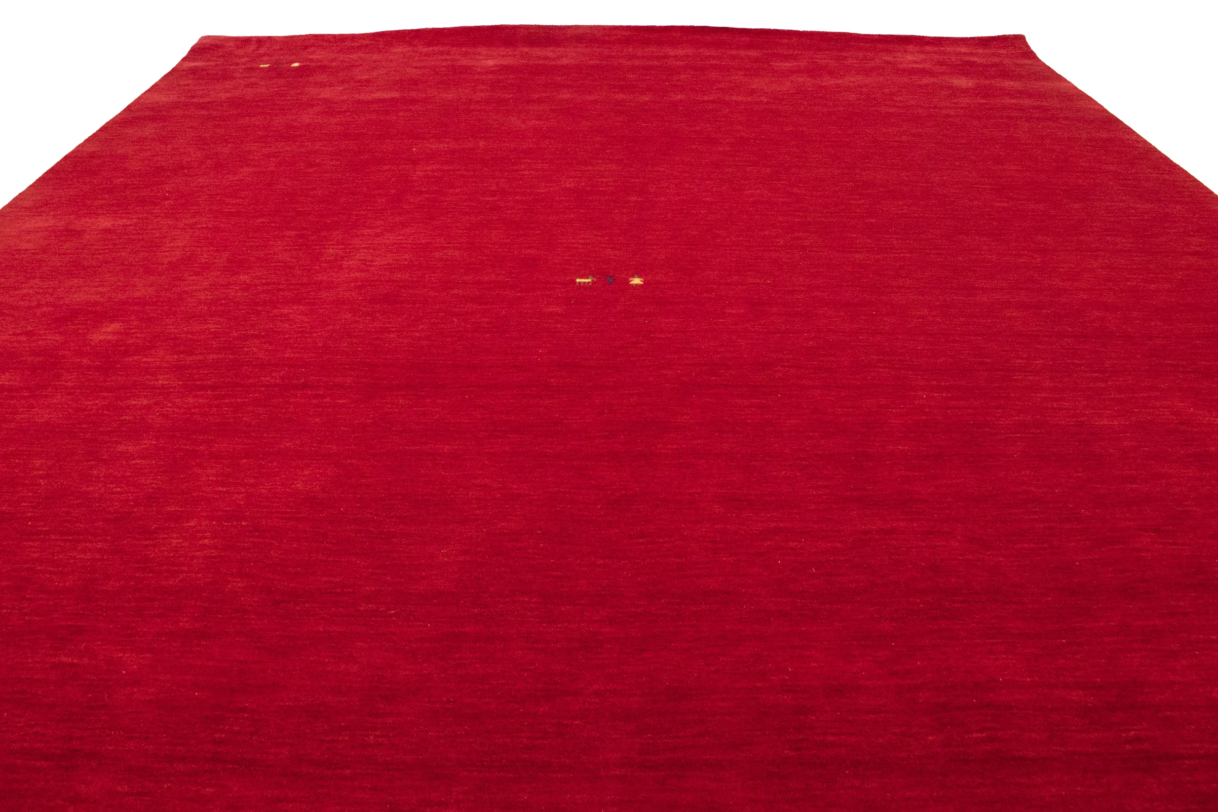 Red Tribal 8X10 Gabbeh Modern Rug - Image 9
