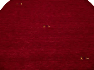 Red Tribal 6X6 Gabbeh Modern Round Rug