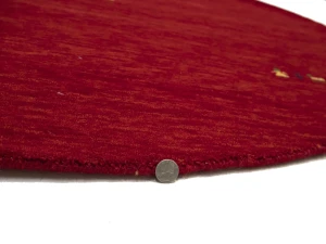 Red Tribal 6X6 Gabbeh Modern Round Rug