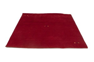 Red Tribal 6X6 Gabbeh Modern Square Rug