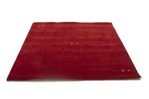 Red Tribal 6X6 Gabbeh Modern Square Rug