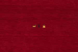 Red Tribal 6X6 Gabbeh Modern Square Rug