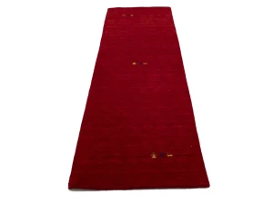 Red Tribal 3X8 Gabbeh Modern Runner Rug