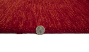 Red Tribal 3X8 Gabbeh Modern Runner Rug