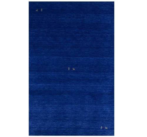 Royal Blue Tribal 5X8 Gabbeh Modern Rug