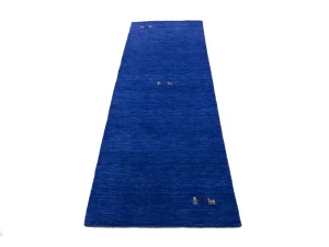 Royal Blue Tribal 3X8 Gabbeh Modern Runner Rug