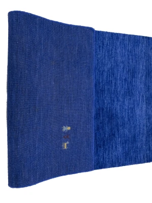 Royal Blue Tribal 3X12 Gabbeh Modern Runner Rug