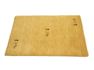 Golden Peach Pictorial Gabbeh Modern Rug in All Size