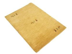 Golden Peach Pictorial Gabbeh Modern Rug in All Size