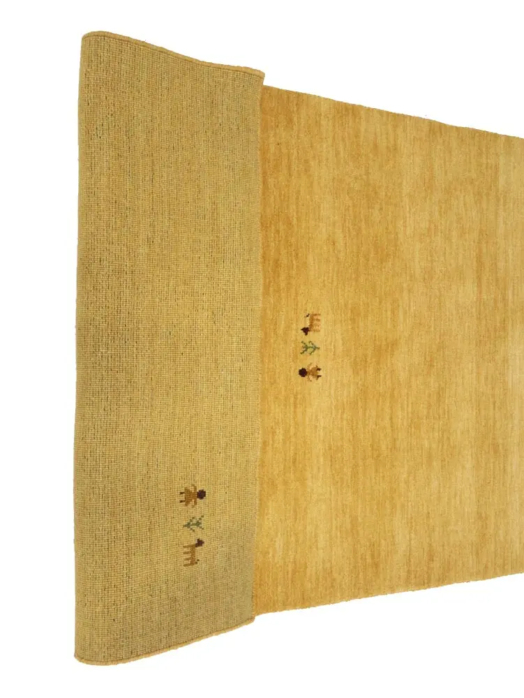 Golden Peach Tribal 3X5 Gabbeh Modern Rug
