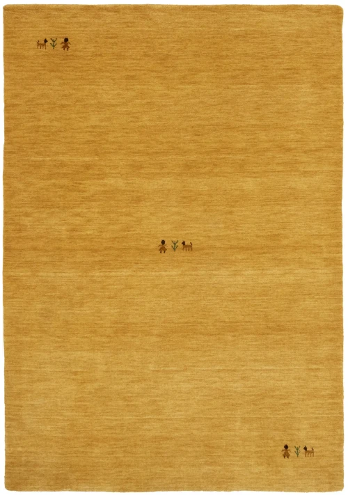 Golden Peach Tribal 4X6 Gabbeh Modern Rug