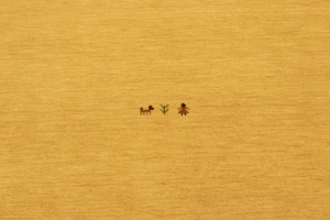 Golden Peach Tribal 9X12 Gabbeh Modern Rug