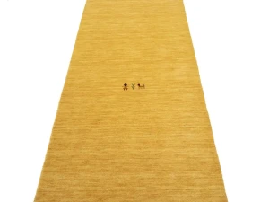 Golden Peach Tribal 3X8 Gabbeh Modern Runner Rug