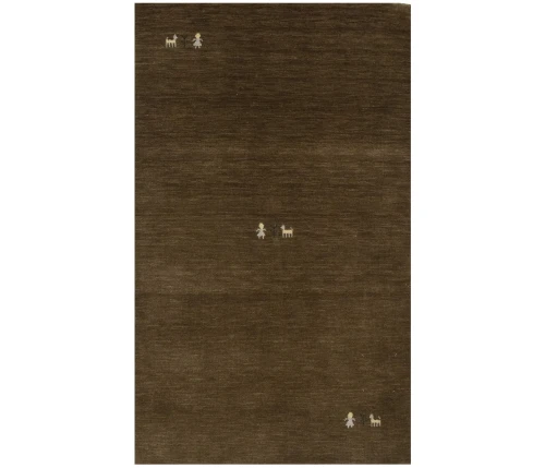 Brown Pictorial Gabbeh Modern Rug in All Size