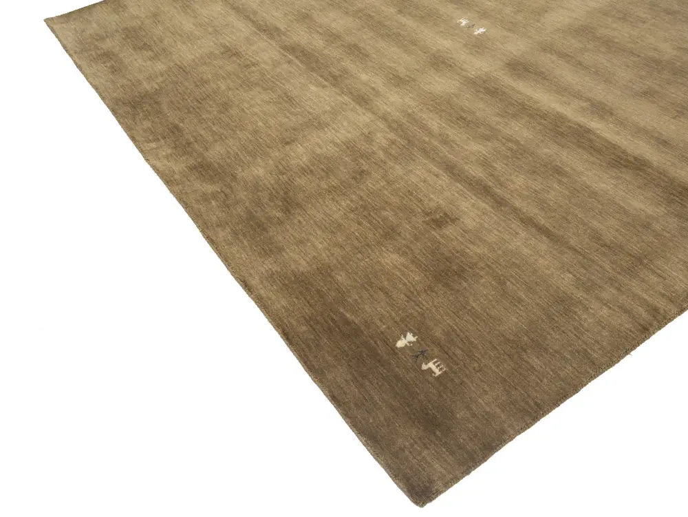 Brown Tribal 8X8 Gabbeh Modern Square Rug